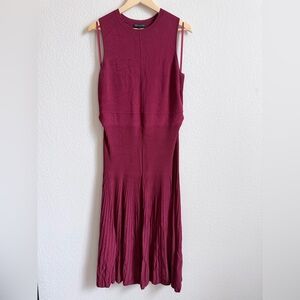 Banana Republic Sleeveless Knit Maxi Dress | Burgundy | Size L